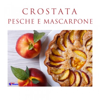 CROSTATA CON PESCHE E MASCARPONE