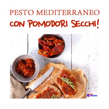 PESTO MEDITERRANEO CON POMODORI SECCHI