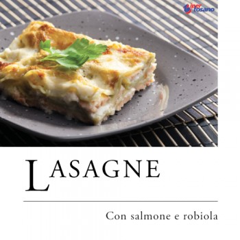 LASAGNE CON SALMONE E ROBIOLA