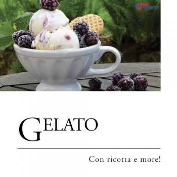 GELATO CON RICOTTA E MORE!