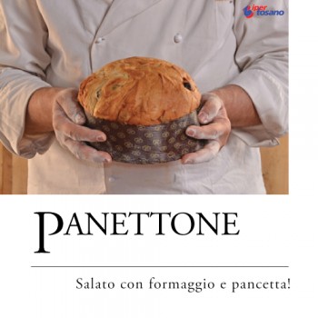 PANETTONE SALATO CON FORMAGGIO E PANCETTA!
