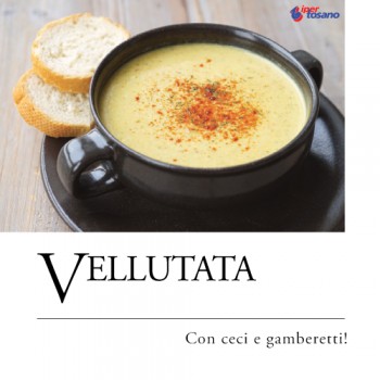 VELLUTATA CON CECI E GAMBERETTI!