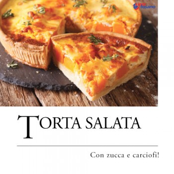 TORTA SALATA CON ZUCCA E CARCIOFI!