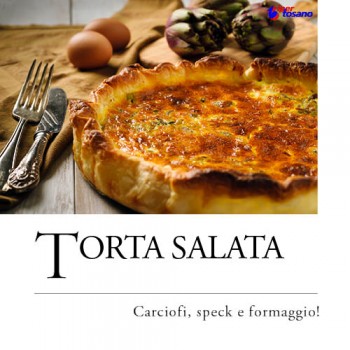 TORTA SALATA CARCIOFI, SPECK E FORMAGGIO!