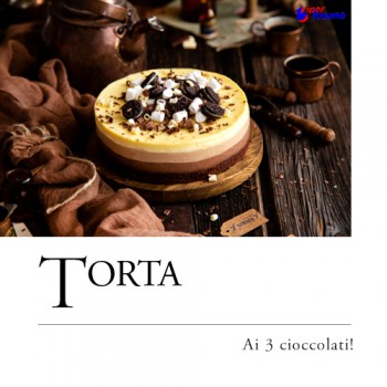 TORTA AI 3 CIOCCOLATI!