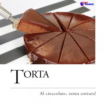 TORTA AL CIOCCOLATO SENZA COTTURA!