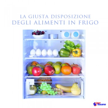 LA GIUSTA DISPOSIZIONE DEGLI ALIMENTI IN FRIGO