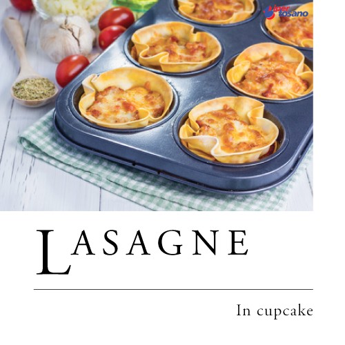 LASAGNE IN CUPCAKE