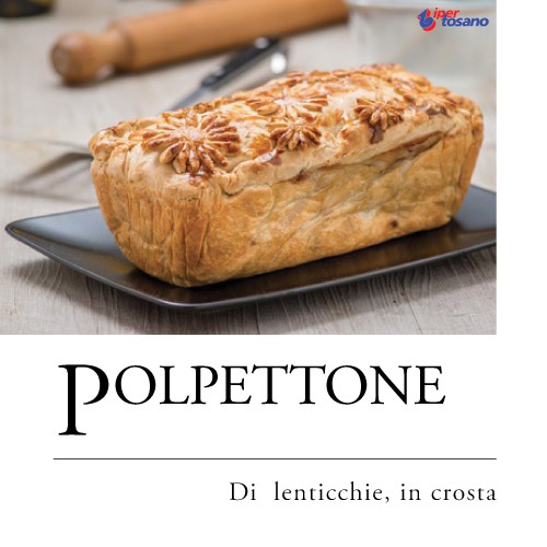 POLPETTONE DI LENTICCHIE IN CROSTA POLPETTONE DI LENTICCHIE IN CROSTA