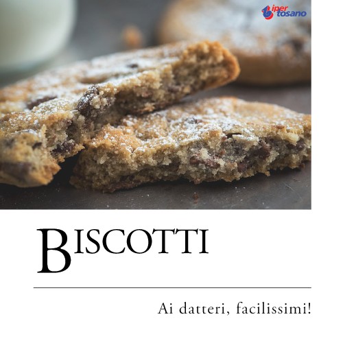 BISCOTTI AI DATTERI, FACILISSIMI!