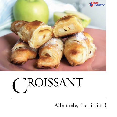 CROISSANT ALLE MELE, FACILISSIMI!