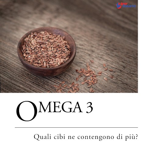 OMEGA 3: QUALI SONO I CIBI PIU' RICCHI?