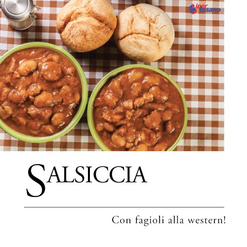 SALSICCIA CON FAGIOLI ALLA WESTERN!