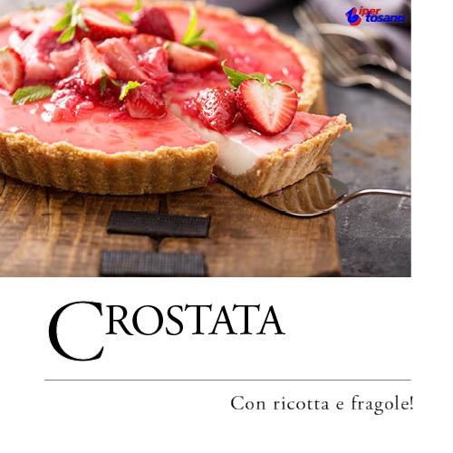 CROSTATA CON RICOTTA E FRAGOLE! CROSTATA CON RICOTTA E FRAGOLE!