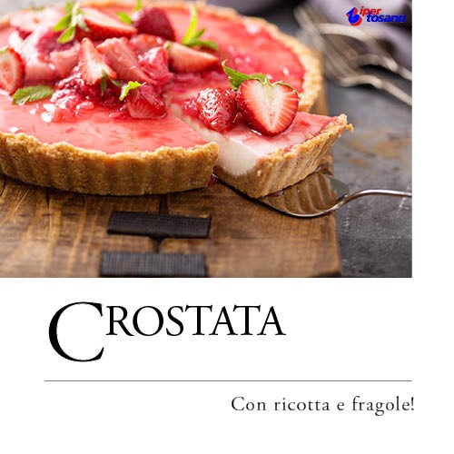 CROSTATA CON RICOTTA E FRAGOLE!